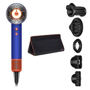 Фен Dyson HD16 Supersonic Vinca Blue Topaz Orange + чехол