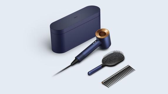 Фен для волос Dyson Supersonic HD07 синий/медный