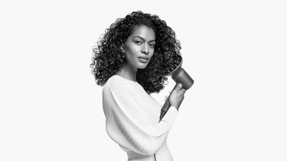 Фен Dyson Supersonic (черный/серебристый) с 5 насадками