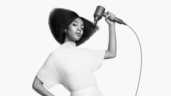 Фен Dyson Supersonic (черный/серебристый) с 5 насадками